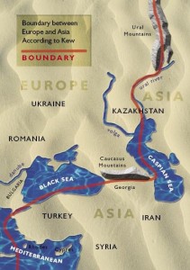 Boundary Between Europe & Asia