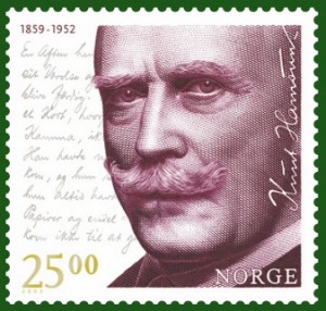 Knut_Hamsun_stamp_Norge