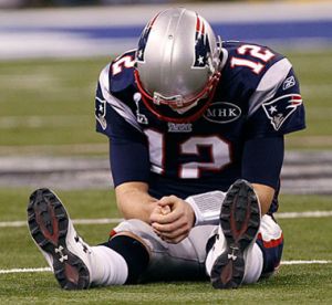 The patriots lost