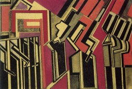 Wyndham Lewis, "Red Duet," 1914