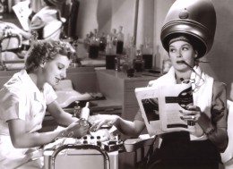 Jewish actress Dennie Moore, L., and Rosalind Russell in "The Women"