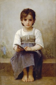 William-Adolphe Bouguereau, "The Difficult Lesson," 1884