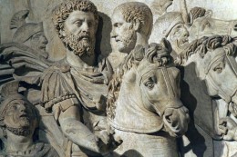 Clemency of Marcus Aurelius, detail, Capitoline Museum