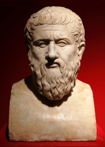 Plato, 1st century marble bust, Capitoline Museum, Rome