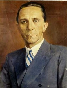 Portrait of Goebbels by Wilhelm Otto Pitthan