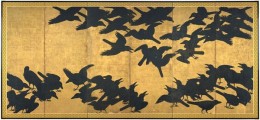 Crow Screen, Japan, 17th century, Seattle Art Museum