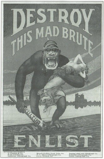 第一次世界大战时期的反德宣传海报