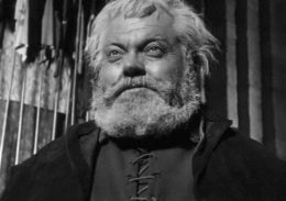 Orson Welles as Falstaff in Chimes at Midnight